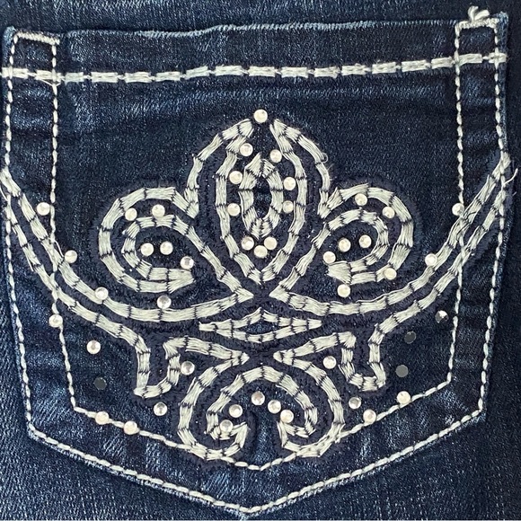 M Jeans Blue Jeans with Tapered Leg and Fading - Picture 6 of 11